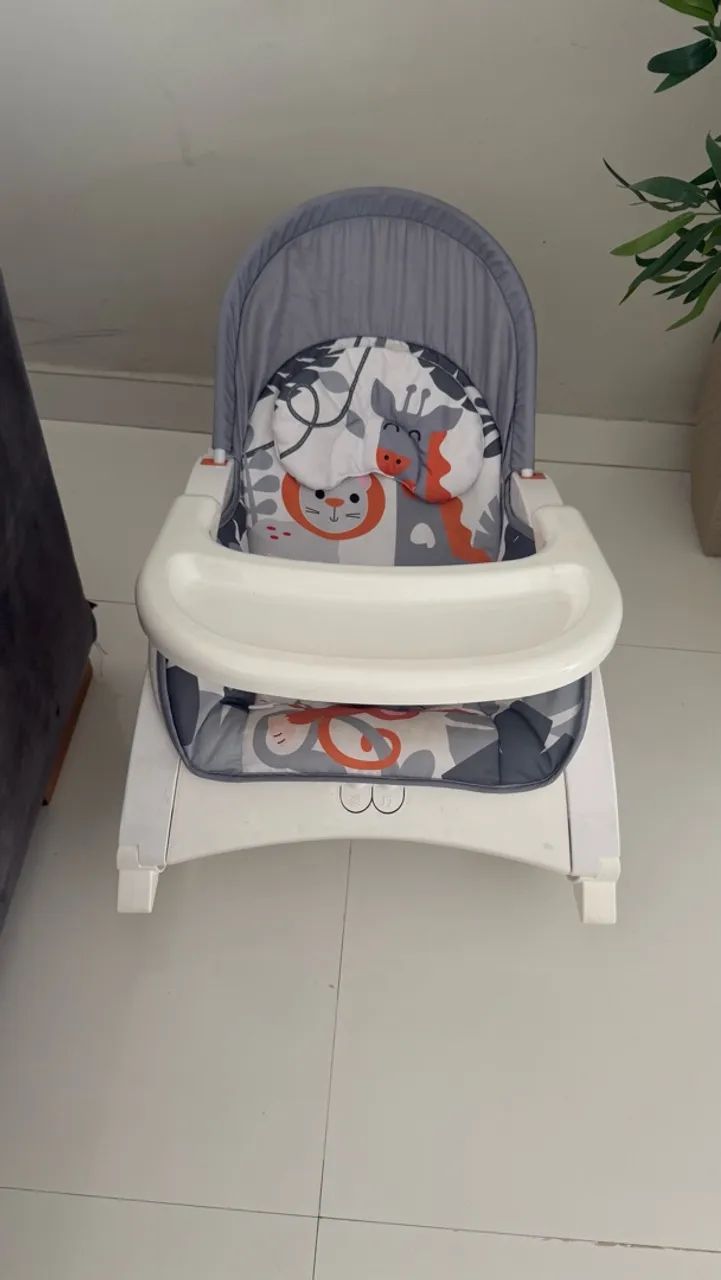 Cadeira de balanço e descanso pra bebê 