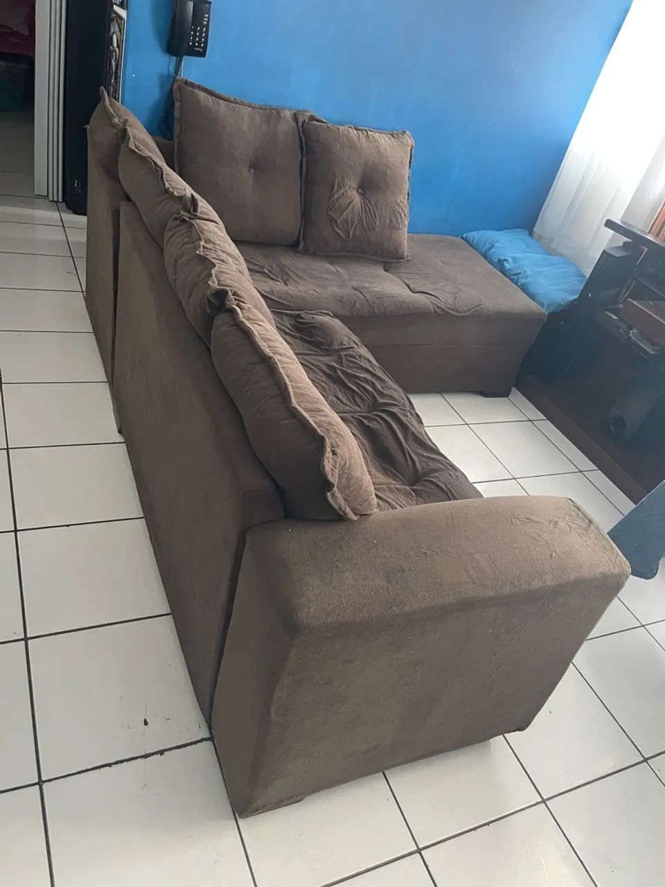 Sofa em L usado (LEIA ANTES) - Foto 2