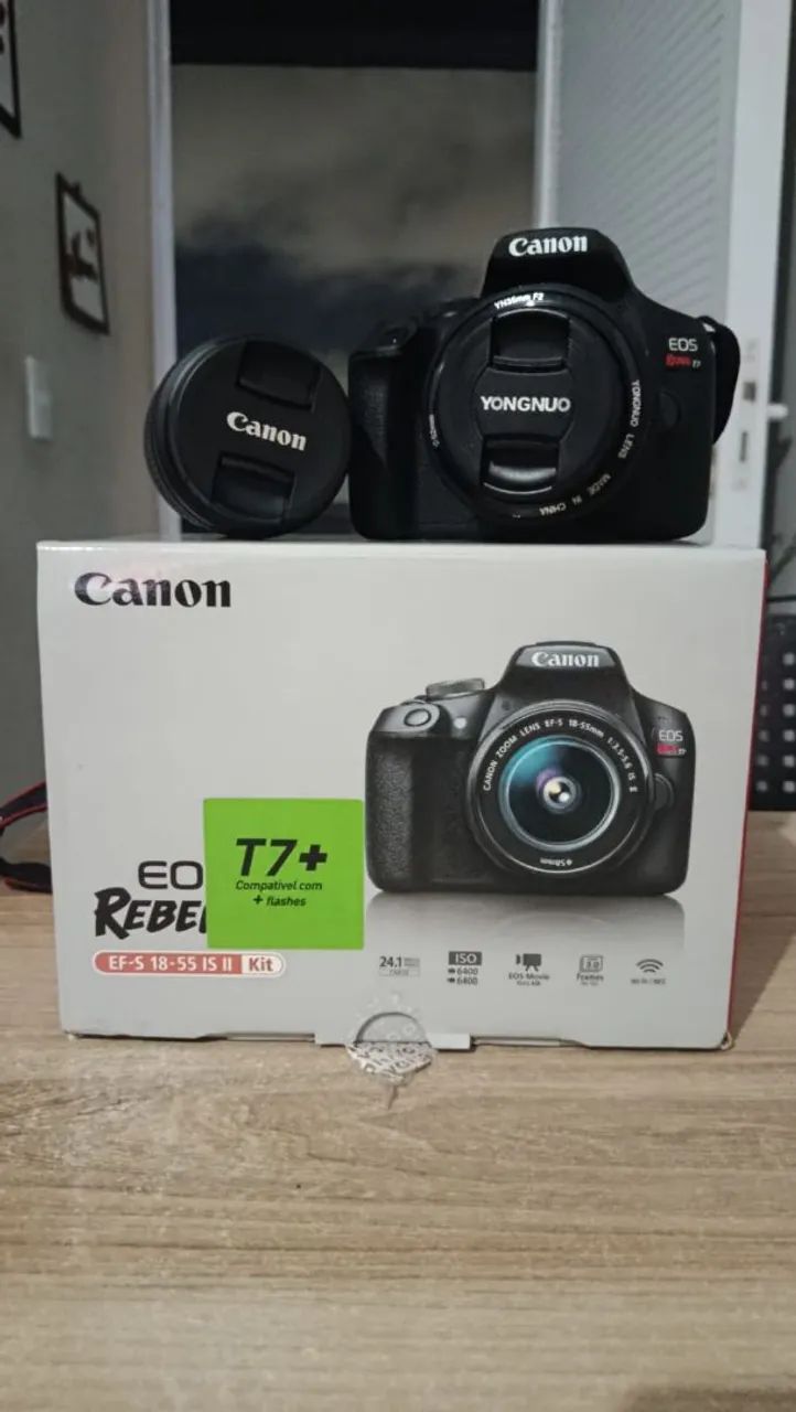 Camara canon T7+ 