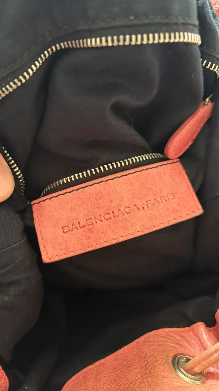 Bolsa Balenciaga Pompom Rosa Original - Foto 2