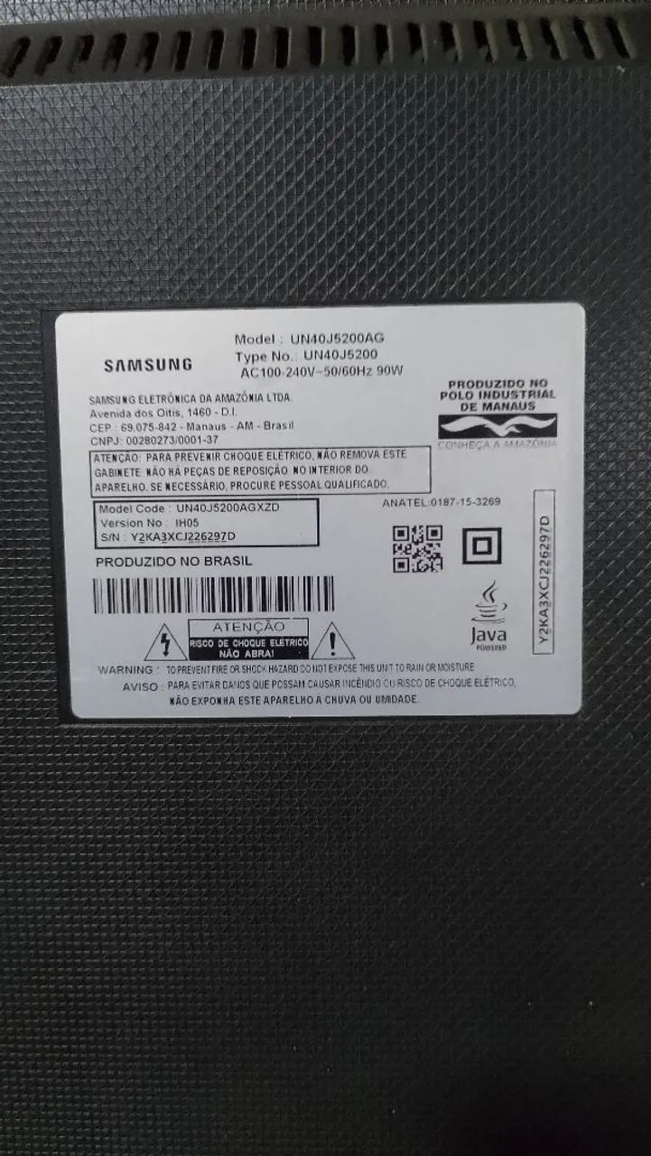 Tv Samsung tela trincada  - Foto 2