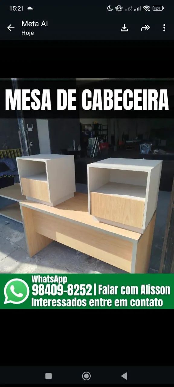 Mesas de cabeceira ( o par )