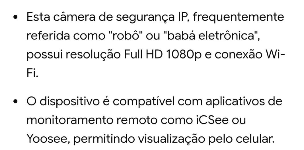 Camera babá eletrônica  - Foto 2