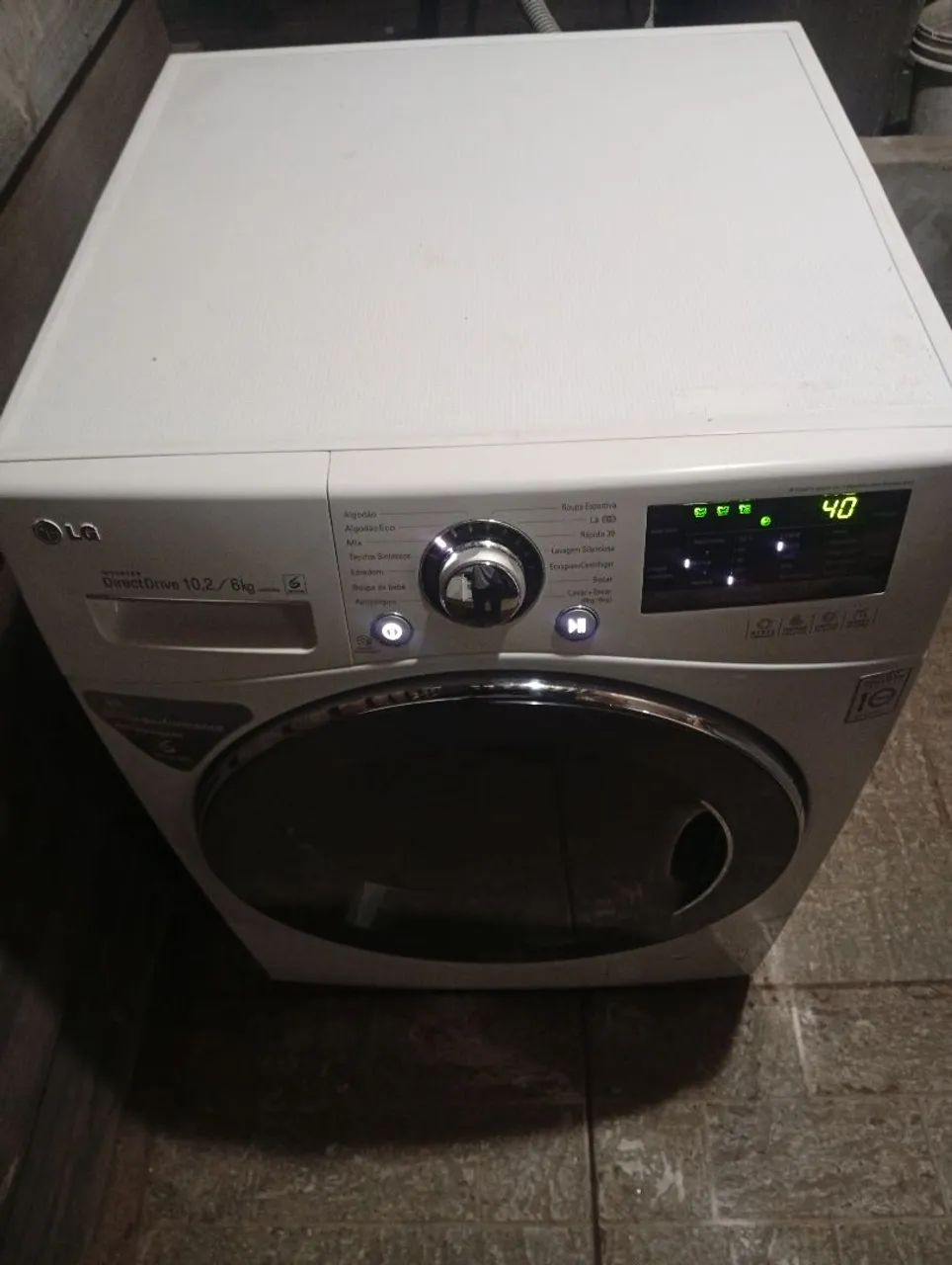 Lava e seca LG 10kg funcionando perfeitamente ótima máquina bem conservada  - Foto 4