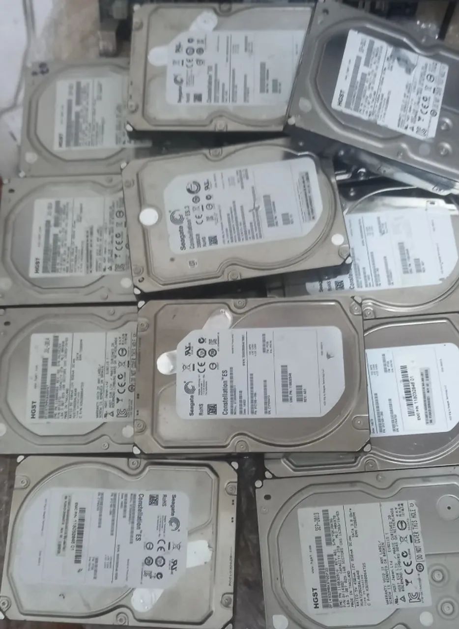 Hd Sata 2TB Funcionando Hitachi (HGST) perfeitamente,Porem Em Alerta O Valor É 1 Unid.