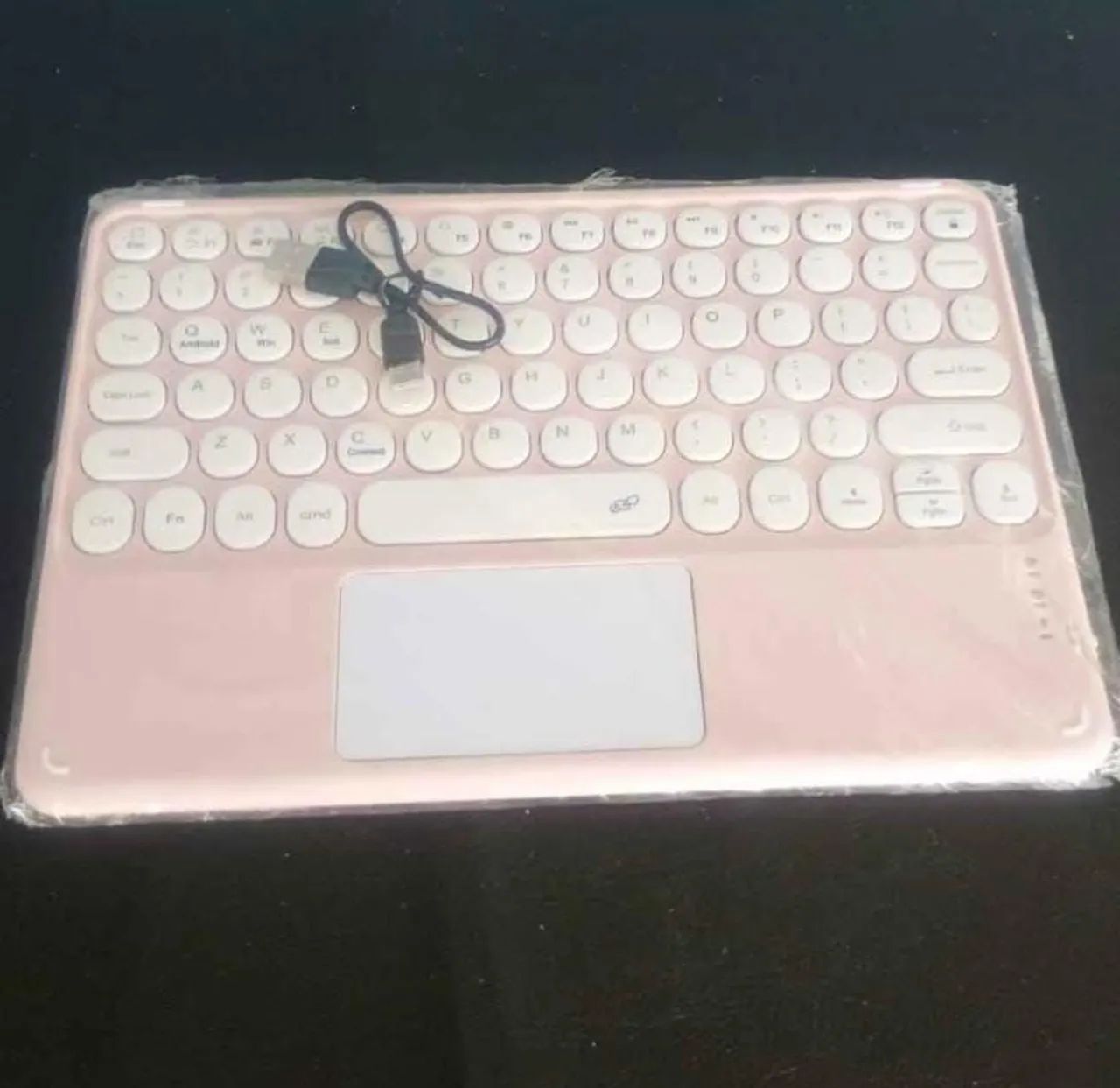 Teclado rosa 