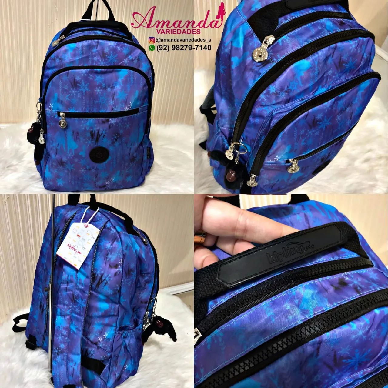 Mochilas Kipling/ Entrega Grátis  - Foto 3