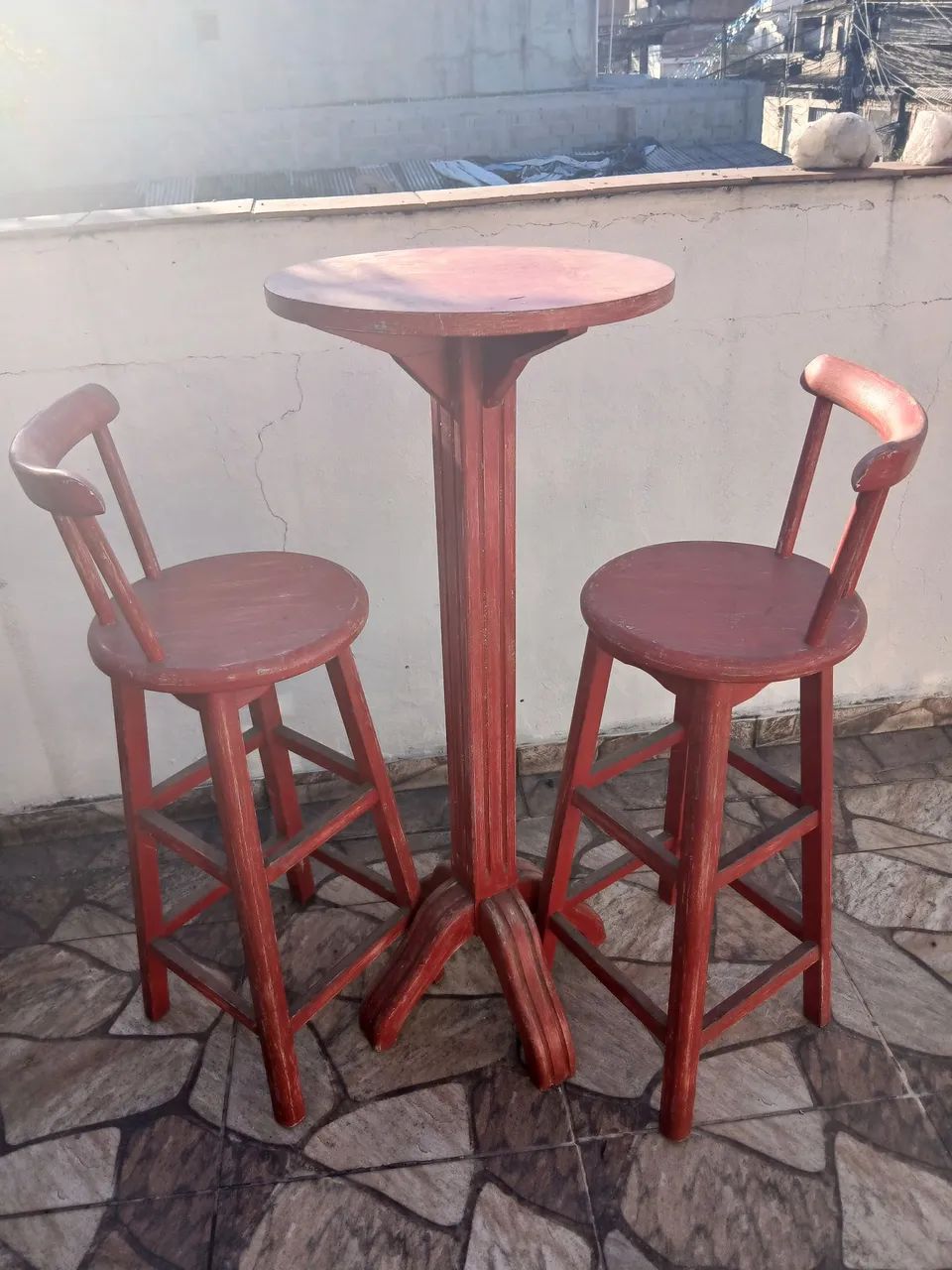 Mesa Bistro alta com duas banquetas - Foto 2