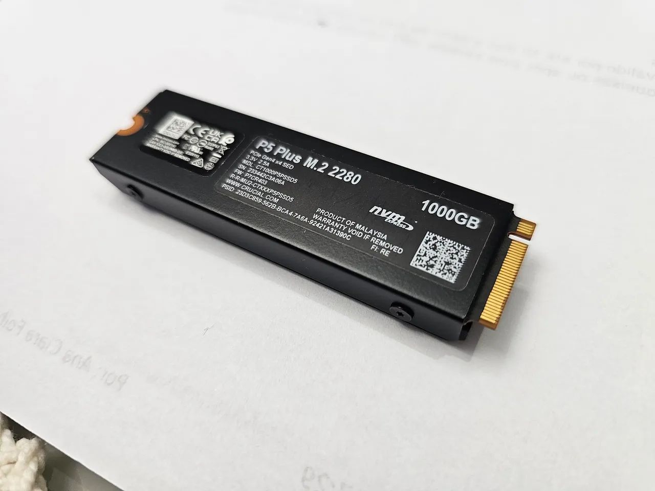 SSD Crucial 1tb P5PLUS - Armazenamento - Brás, São Paulo
