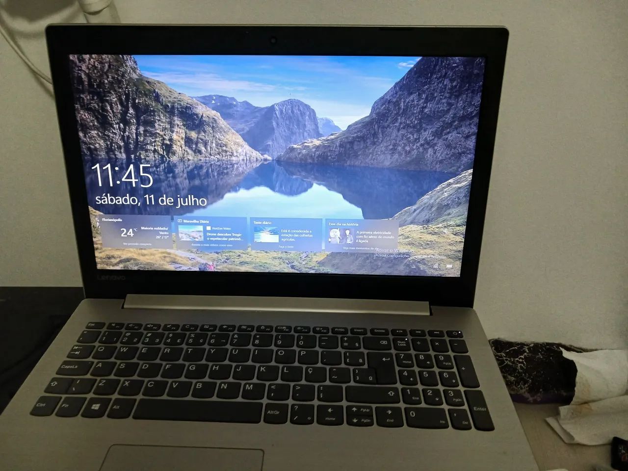 Notebook Lenovo ideapad 320-i3 8GB RAM SSD 240 GB (rápido