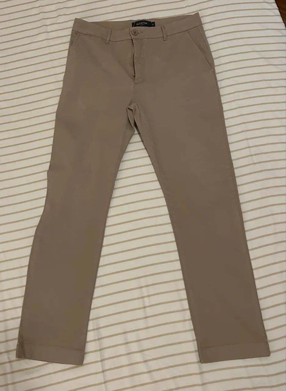 Calça Social Chino Aviator - 40 - Foto 4