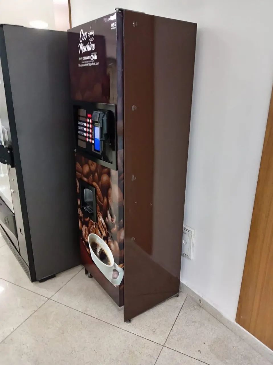 Máquina de café, vending machine, máquina de vendas automática  - Foto 3