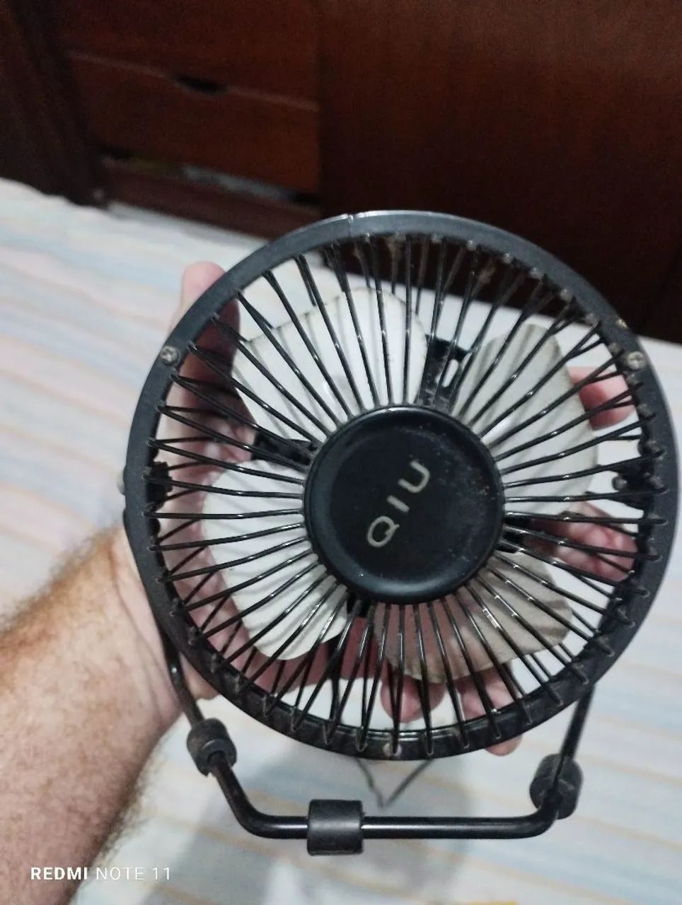 mini ventilador USB 13 cm diâmetro 