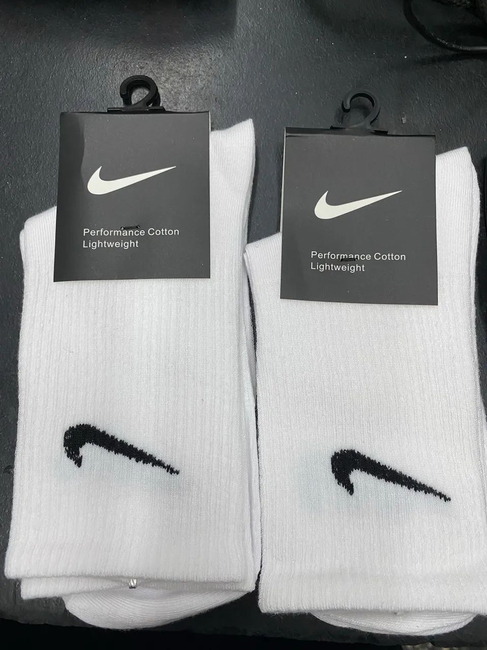 Meia Cano Longo Nike Branca 