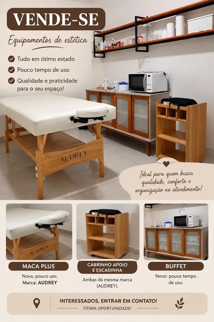 ? OPORTUNIDADE! EQUIPAMENTOS DE ESTÉTICA EM ÓTIMO ESTADO