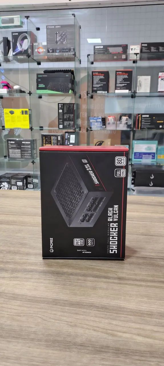 Fonte ATX 600w Full Modular Pcyes - Loja fs Informática 