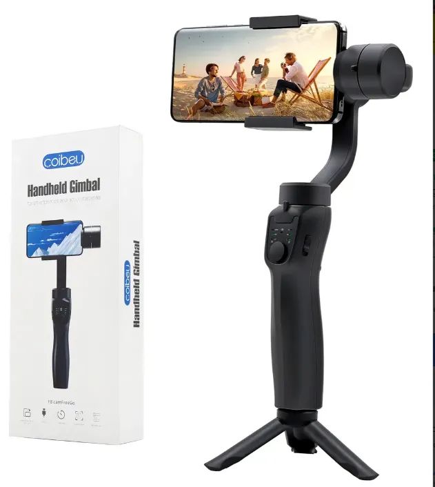 Estabilizador Gimbal F8 Celular Smartphone Até 7 Polegadas Cor Preto