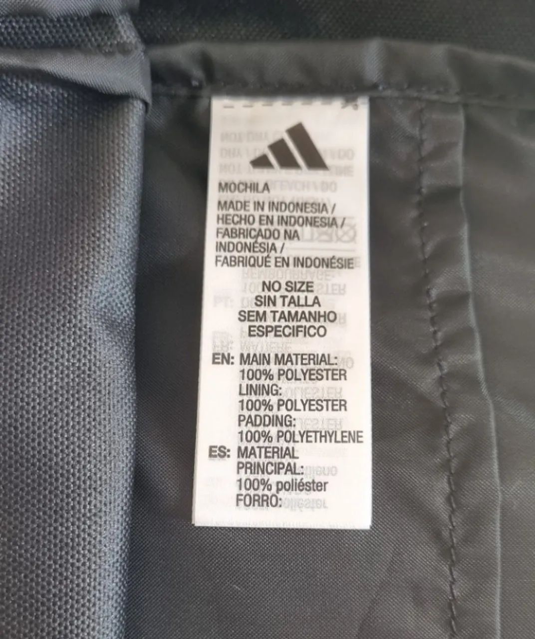 Mochila Classic 3 Bar Adidas - Preta - Nova - Foto 3