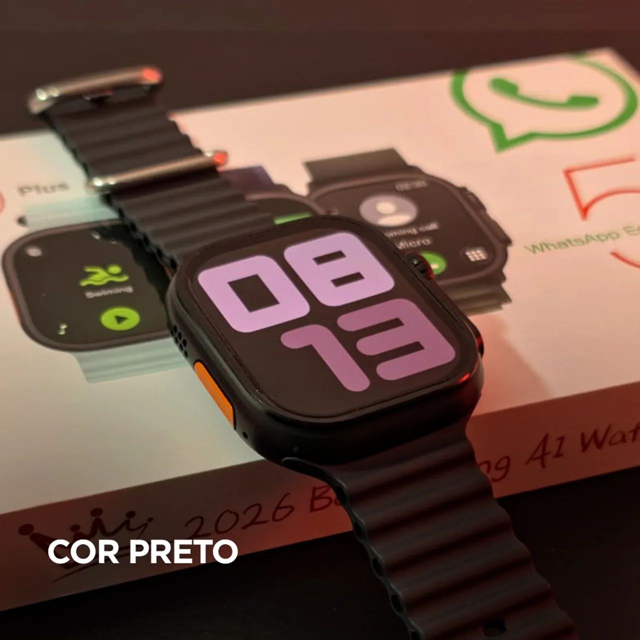 SMARTWATCH U5 PLUS ULTRA 5 AMOLED 2.04 CHATGPT - Foto 2