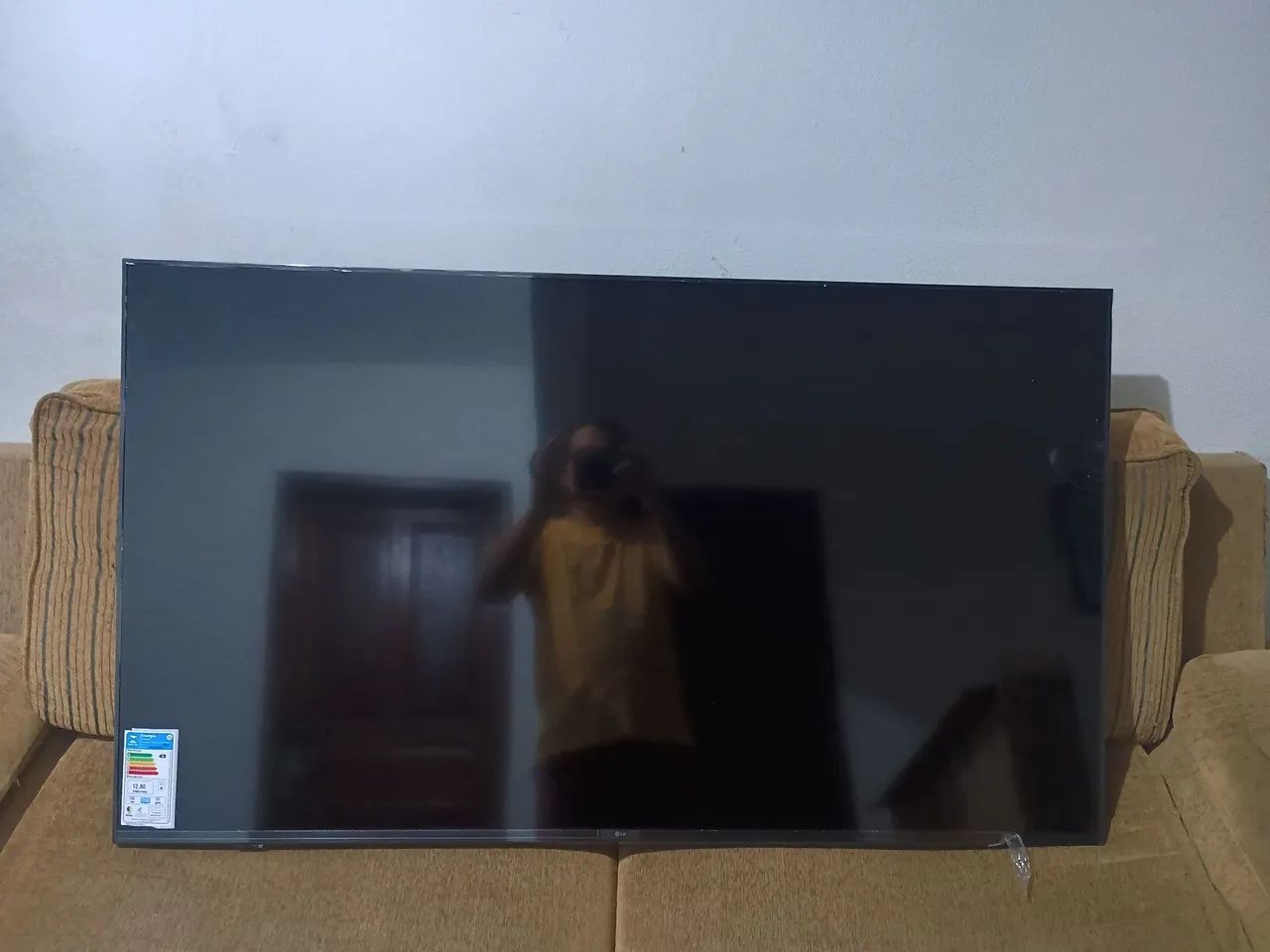 TV LG 4k 55 polegadas 55UA8550 tela quebrada 