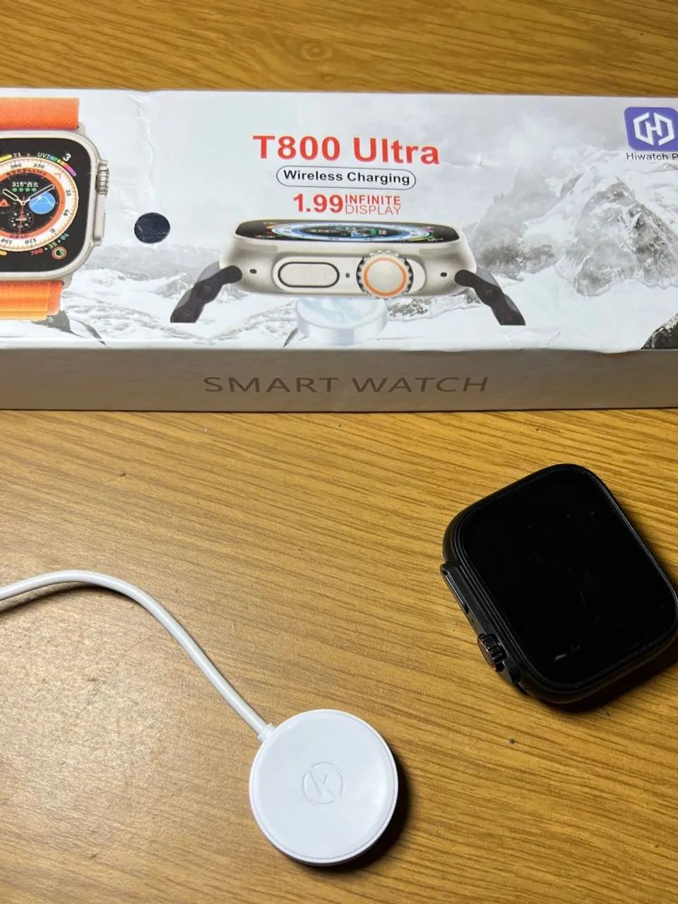 Relógio T800 Ultra Preto - Foto 2