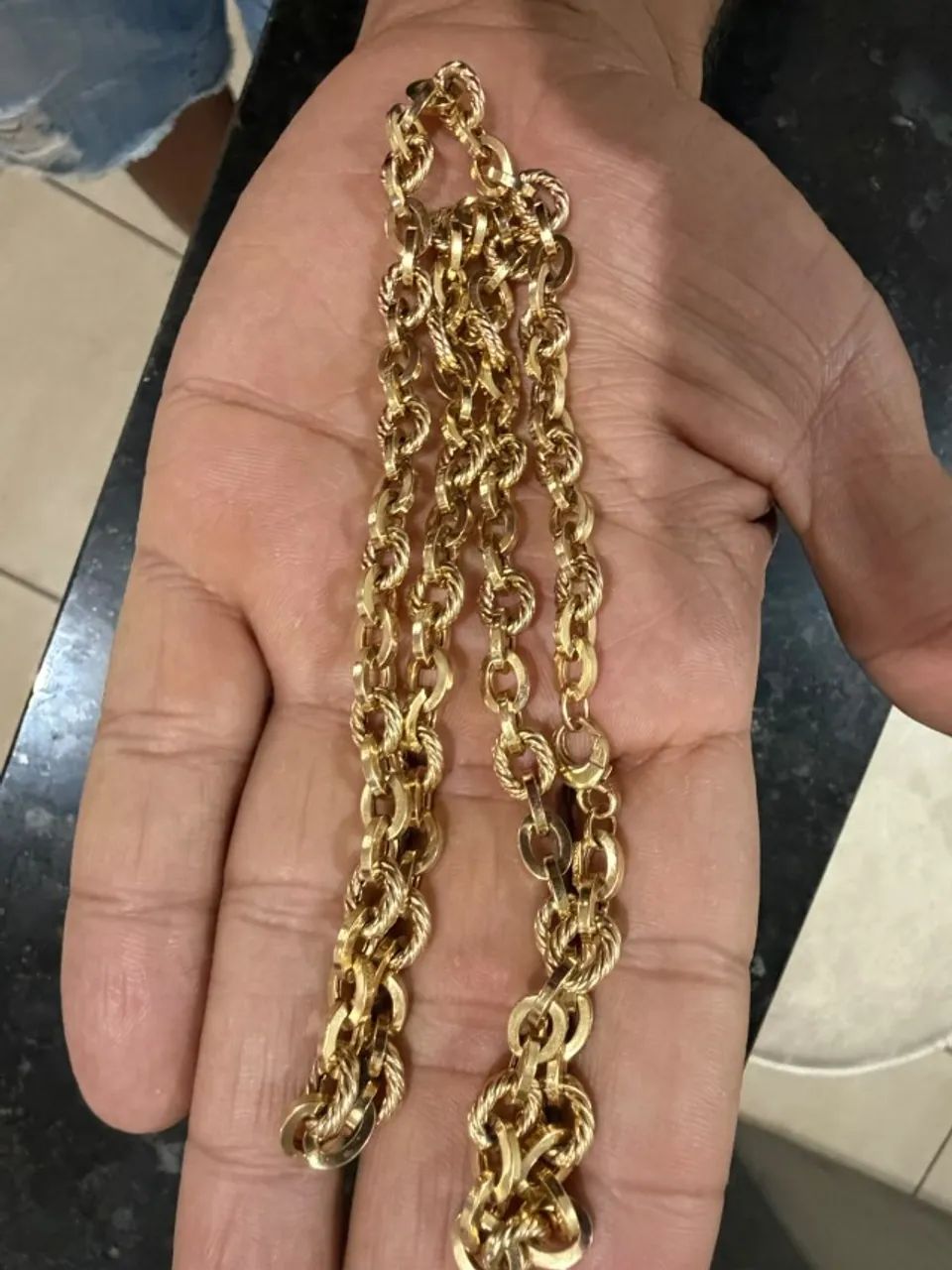 Corrente de Ouro 18K Nova