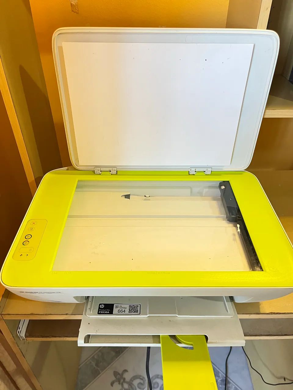 Impressora HP DeskJet ink Advantage 2136, Usada e com defeito no leitor do cartucho.  - Foto 3