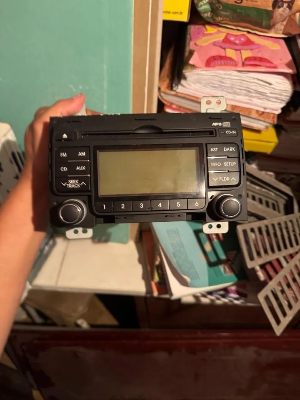 Rádio e moldura original do I30 - Foto 4