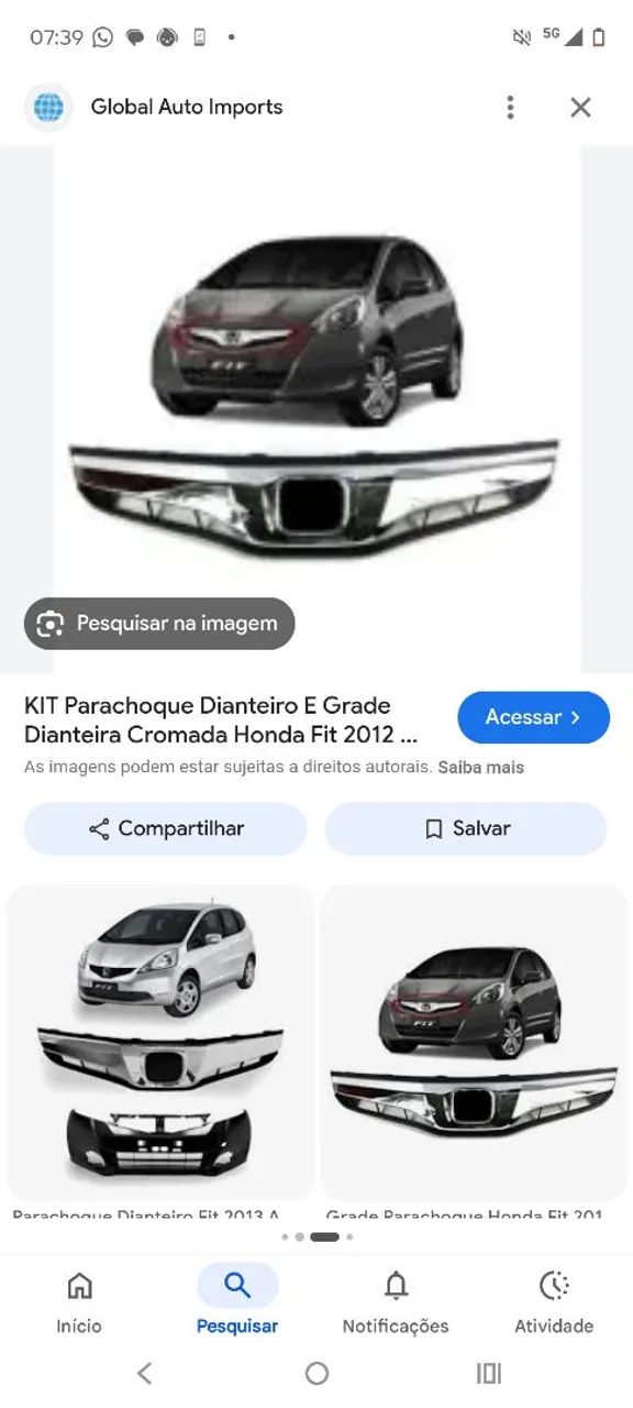 Grade do para-choque  - Foto 2