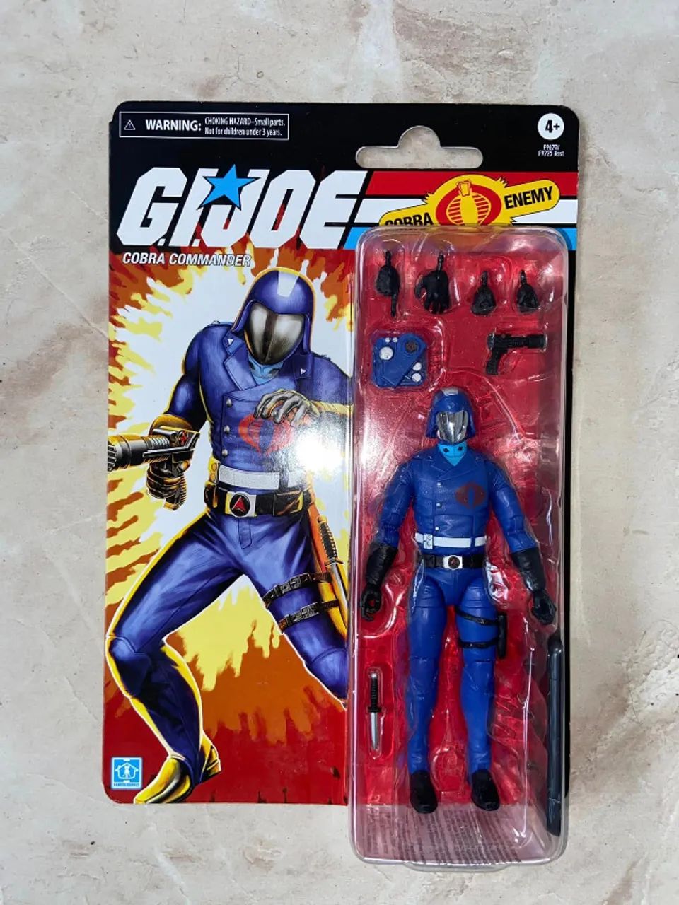 COBRA COMMANDER COMANDANTE COBRA GI JOE CLASSIFIED RETRÔ