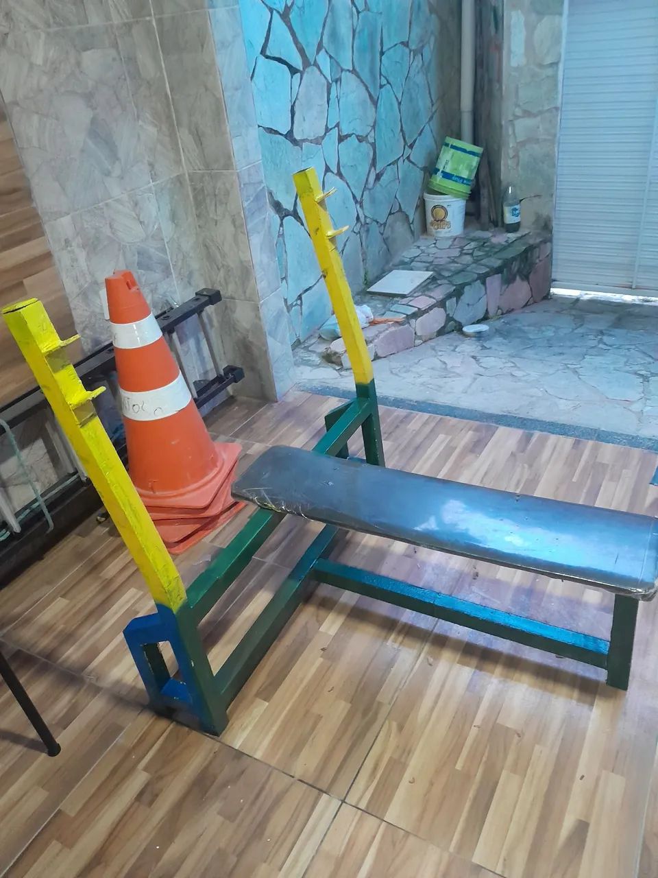 Banco supino reto reforçado 