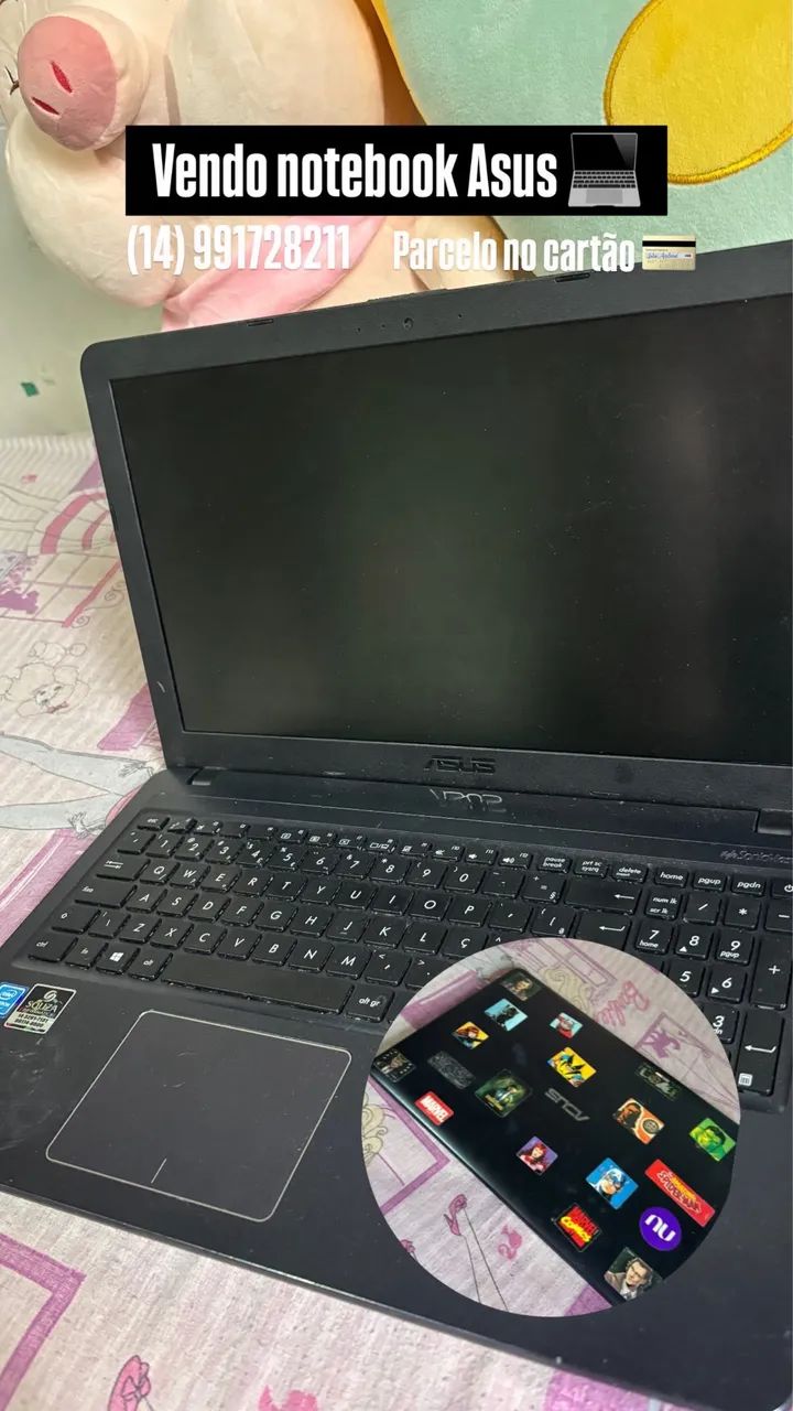NOTEBOOK ASUS ESTADO NOVO