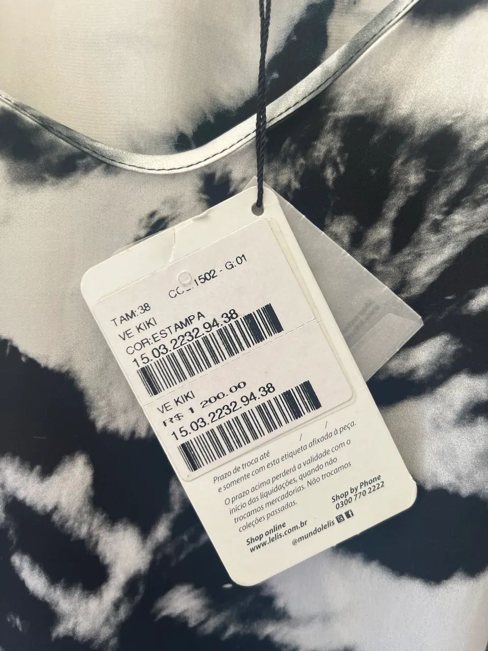 Vestido de seda Le Lis Blanc