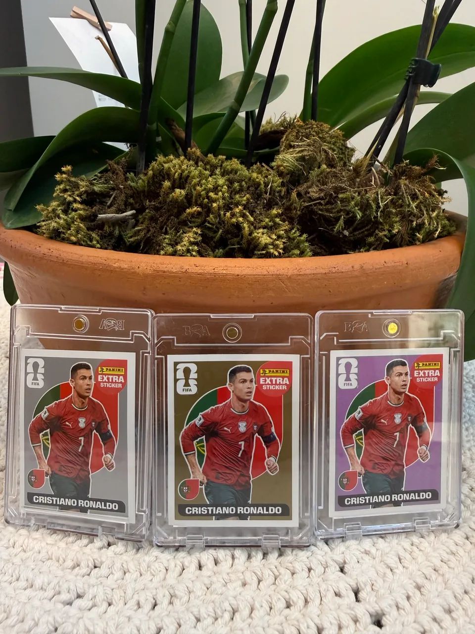 Figurinhas Copa do Mundo 2026 - CR7 Legends Extra Sticker 