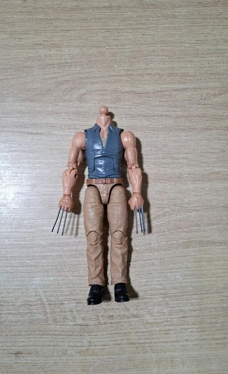 Marvel Legends Corpo Wolverine sem cabeça filme Deadpool e Wolverine Custom - Foto 3