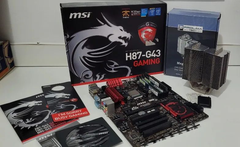 Kit Upgrade: Placa Mãe MSI Gaming + Intel i5 + 16GB RAM + Cooler Torre