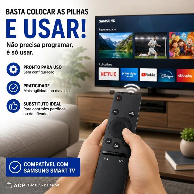 Controle Compatível com Samsung Smart Curve  - Foto 5