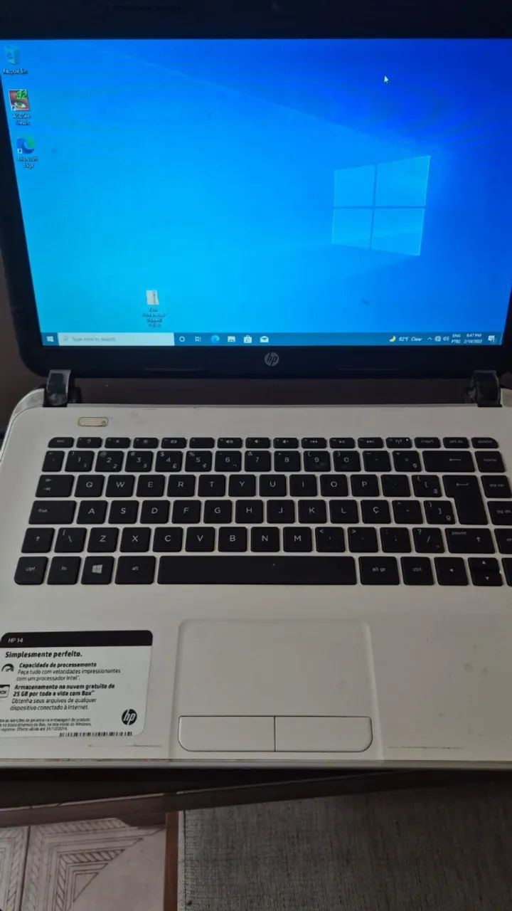 Notebook hp Intel celeron 1.8 Ghz, Hd500, 4Gb, Tela 14, funcionando perfeitamnete, R$ 349, - Foto 2