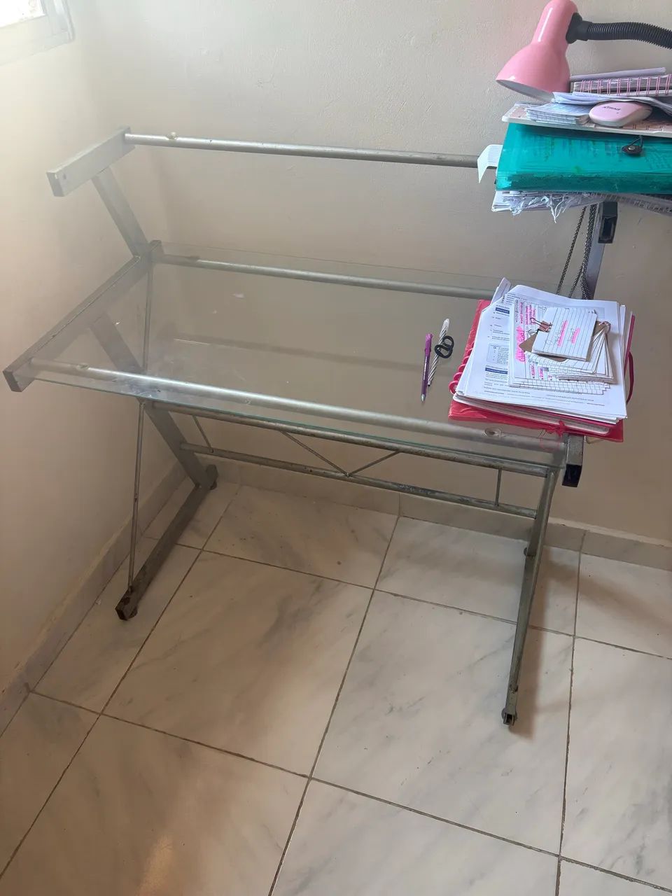 Mesinha de vidro 