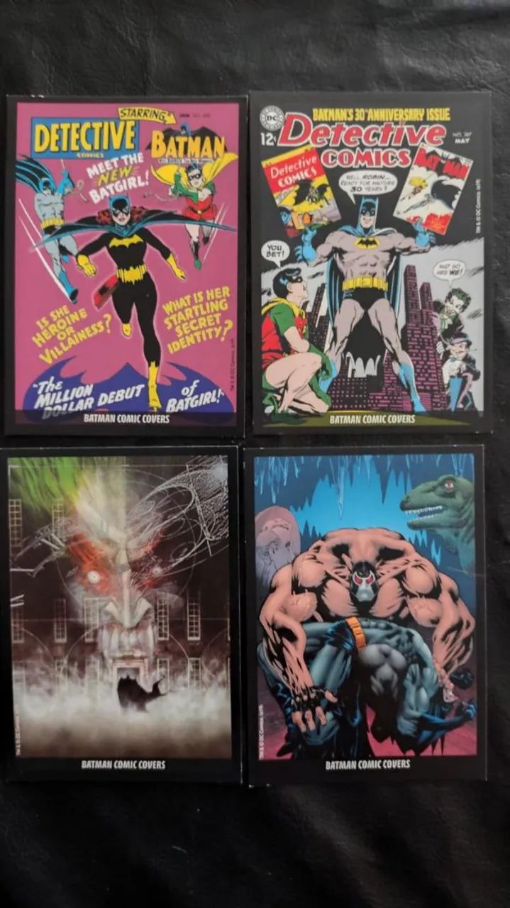 Batman 80 anos - figurinhas e cards