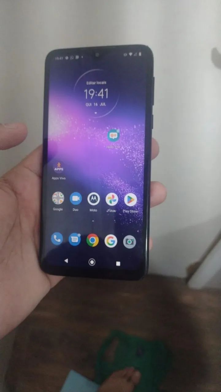 Moto one macro 64gb 4gb de ram tudo ok 