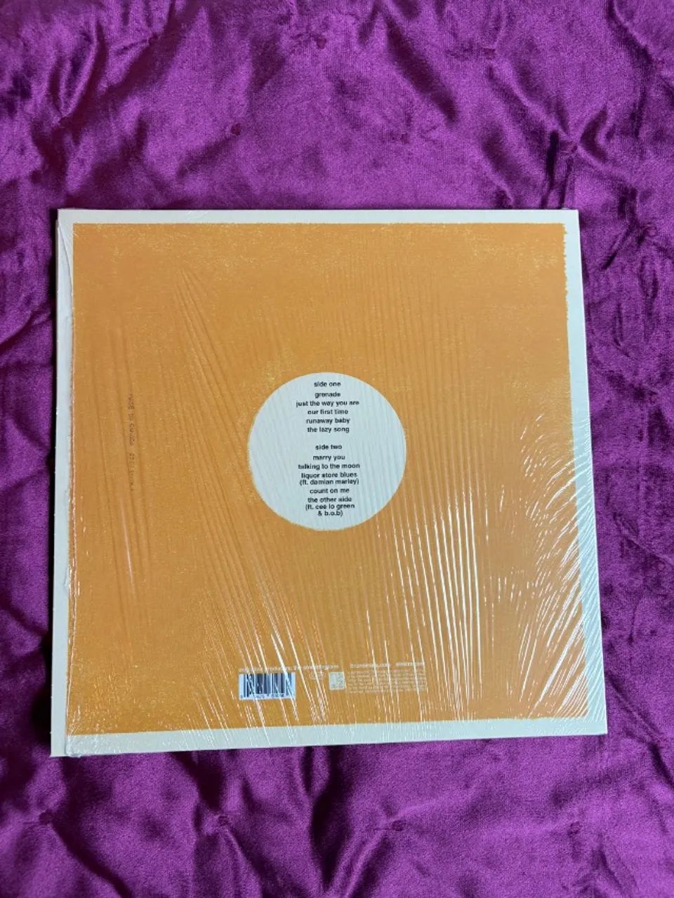 Bruno Mars Doo-Wops & Hooligans Disco de Vinil LP - Foto 3