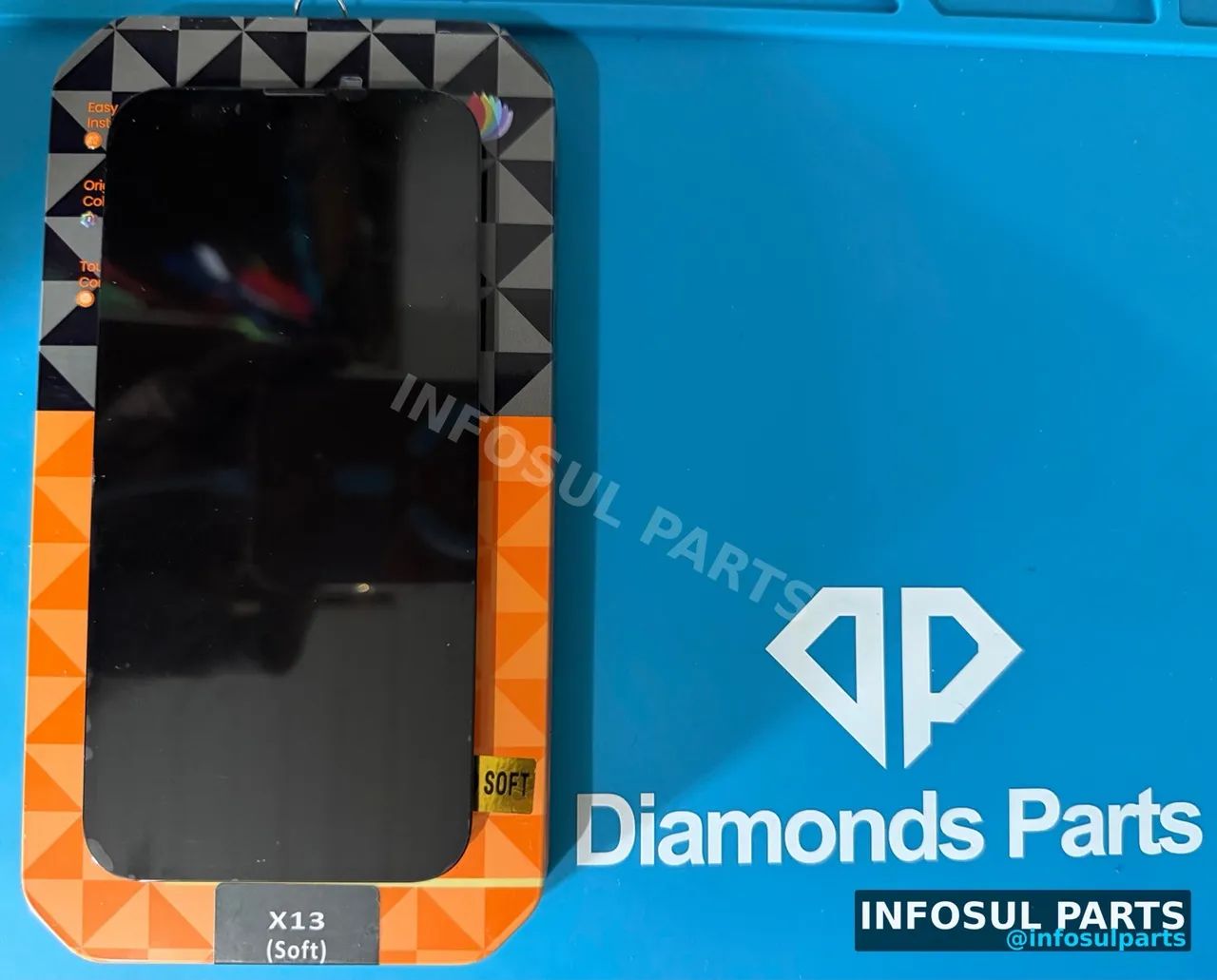 Tela IPhone 13 soft oled Diamonds - Foto 2
