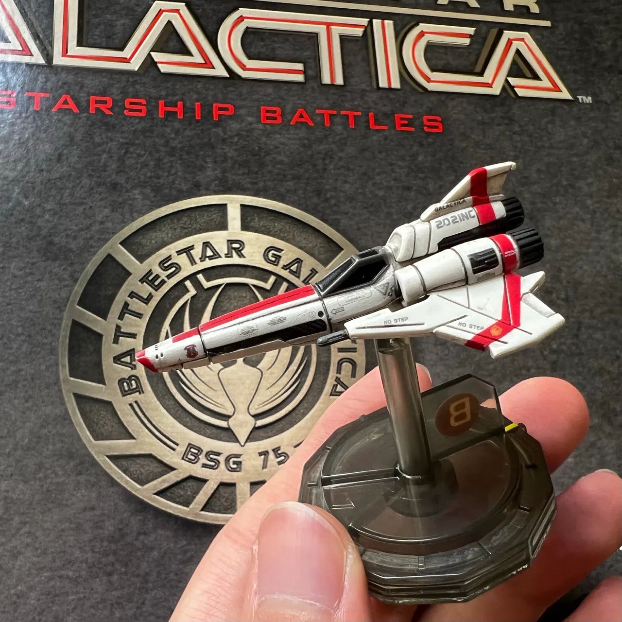 Board Game Battlestar Galactica: Starship Battles - Foto 4