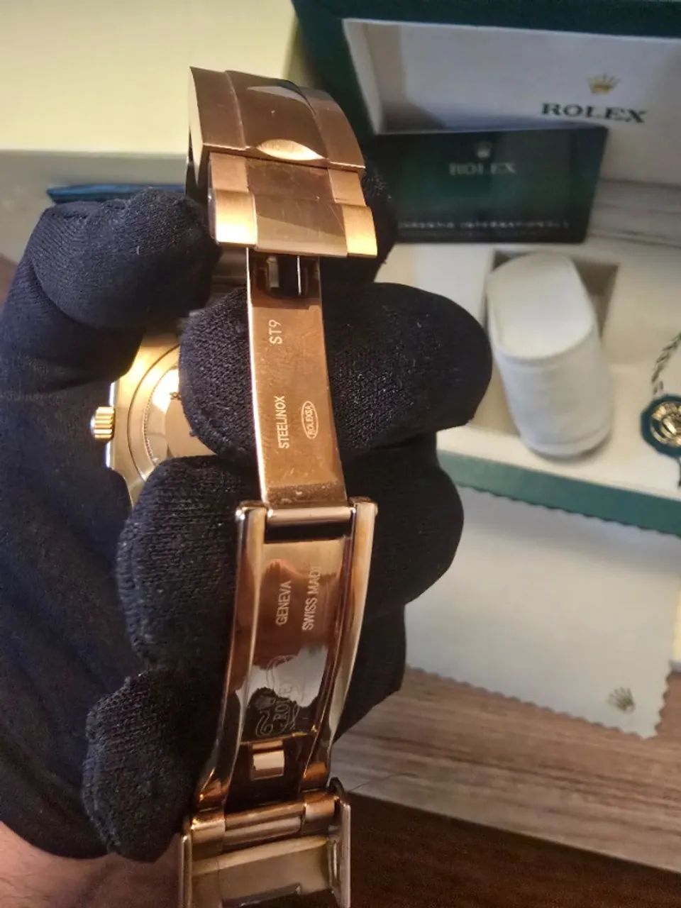 Rolex GMT-Master II Root Beer 40mm automático fullset  - Foto 5