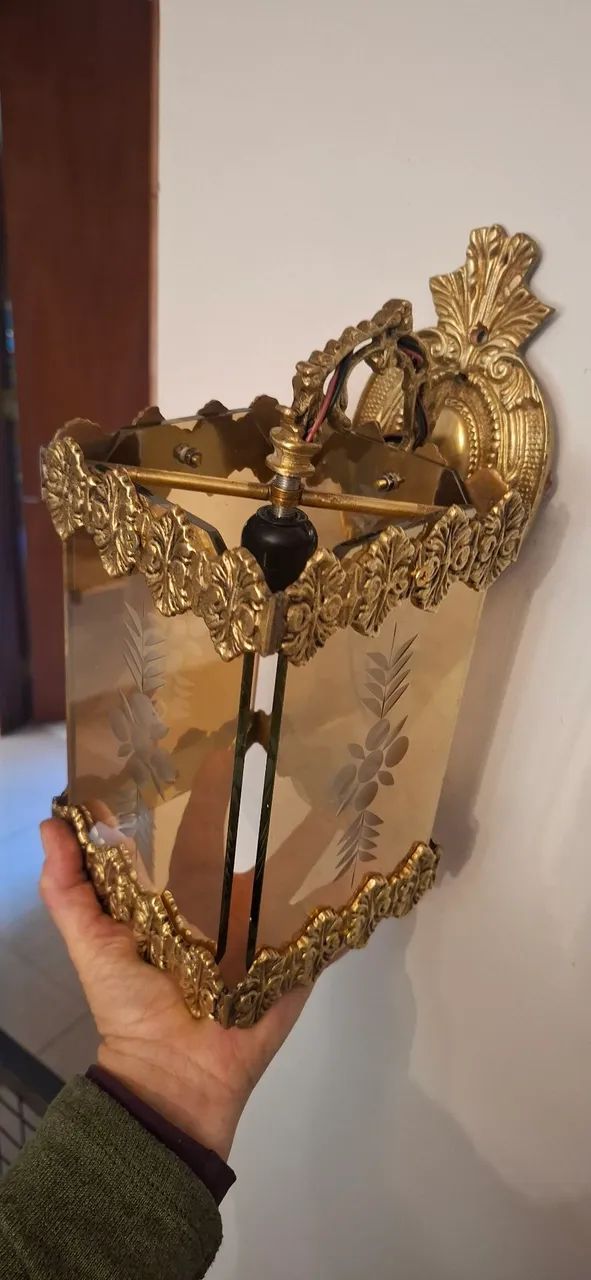 Arandela bronze 
