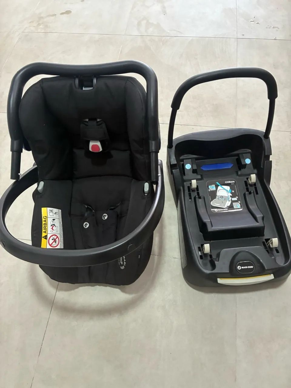 Cadeirinha e base  maxi cosi 