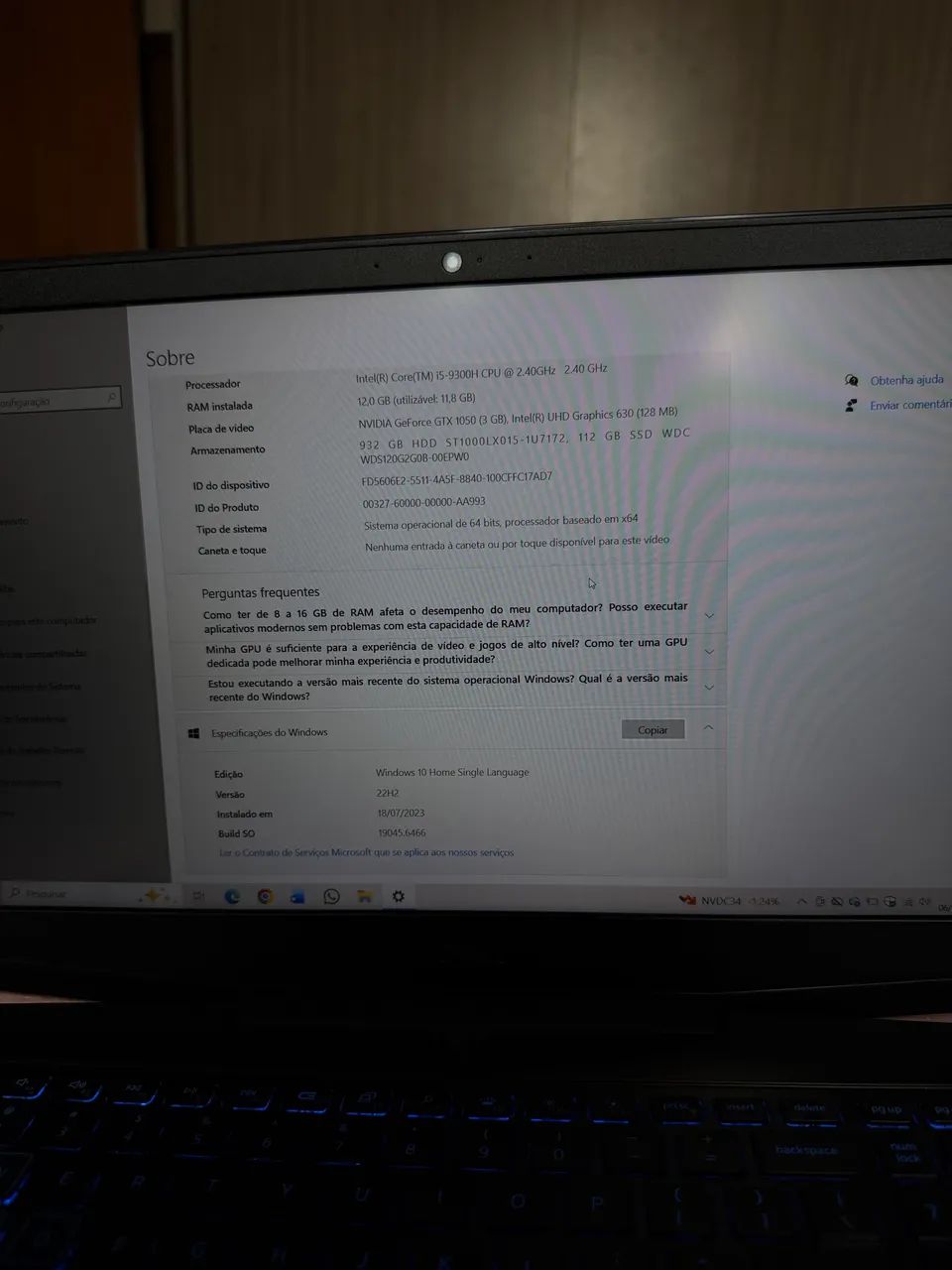 Notebook gamer Dell G3 - Foto 3