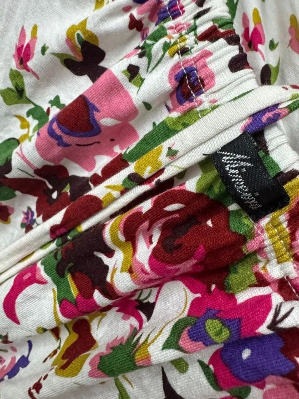 body feminino floral branco - Foto 4