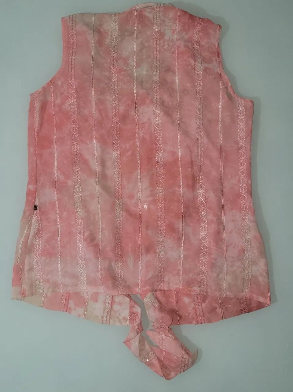 Blusa tie dye rosa plus size - Usada - Foto 3